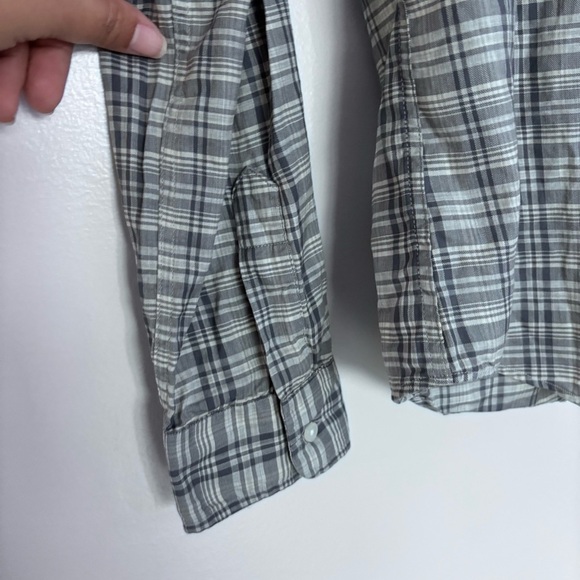 Frank & Eileen Barry Grey‎ Plaid Button Down 100% Cotton Shirt Size S - Picture 6 of 10